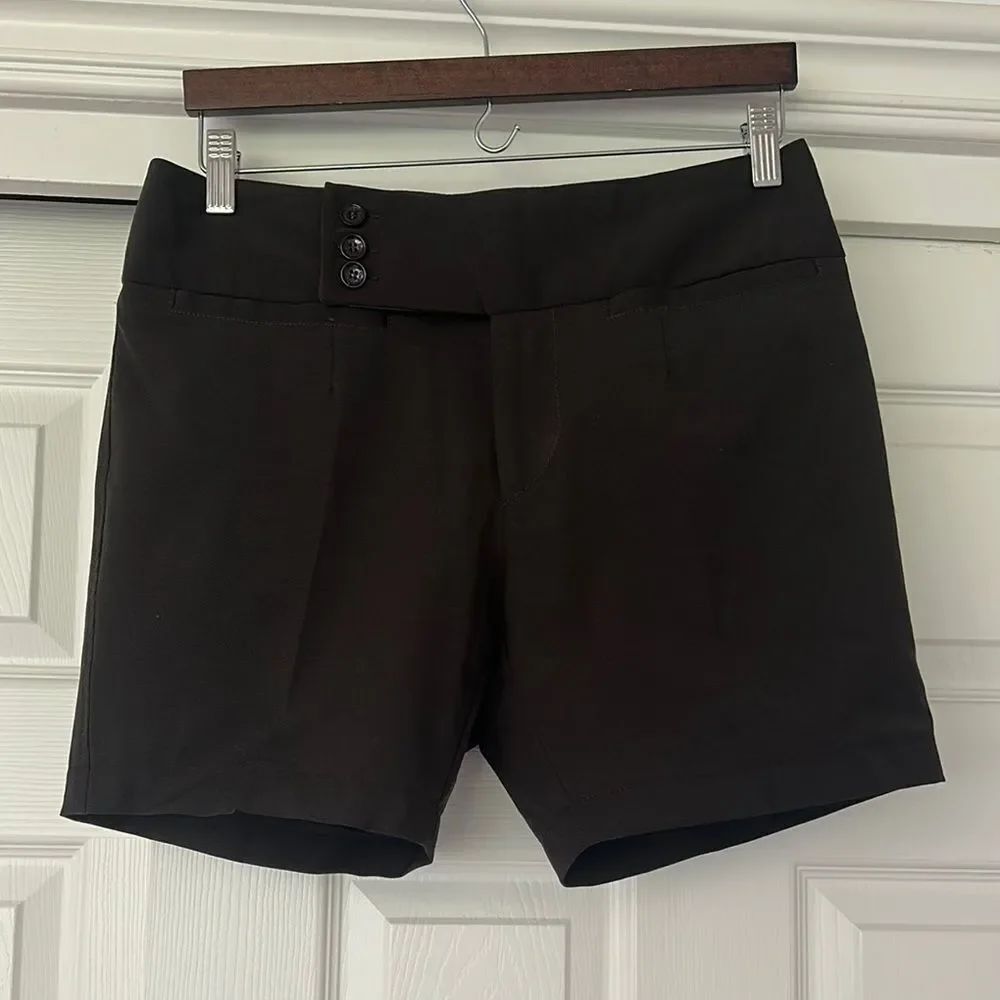 Dolce & Gabbana Brown High Waist Tailored Shorts